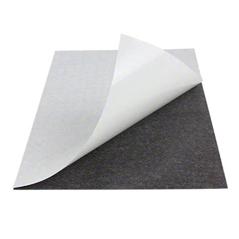 white magnetic sheets with adhesive